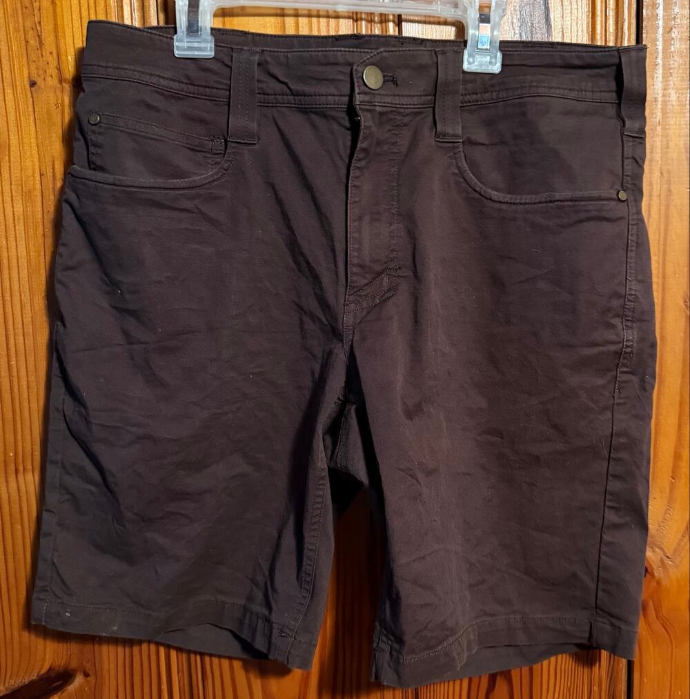 5.11 Mens Brown flat front shorts 9” fire ems police size 31